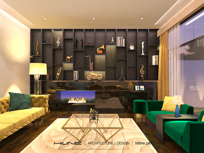Atif Aslam Drawing Room Residential by Hiline